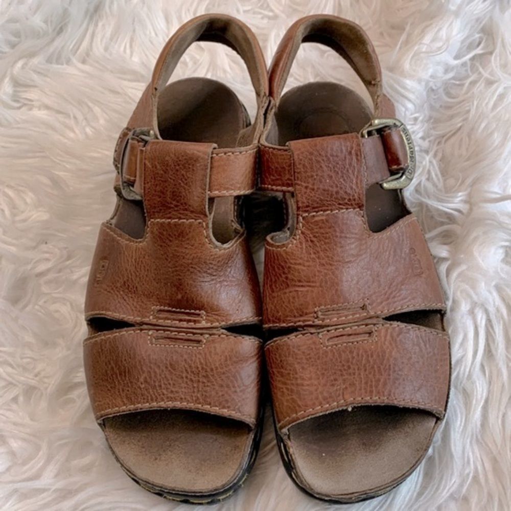 DR. MARTENS pebbled leather sandals Made in England size 12/13